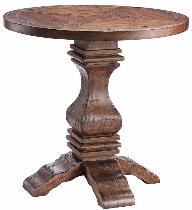 Accent Tables Round Pedestal Accent Table Morris Home End Tables